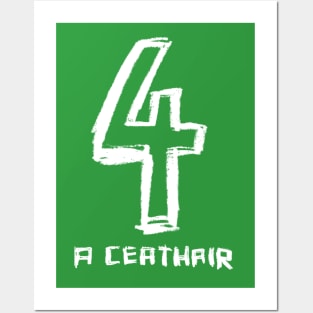 Number 4, Four in Irish Posters and Art